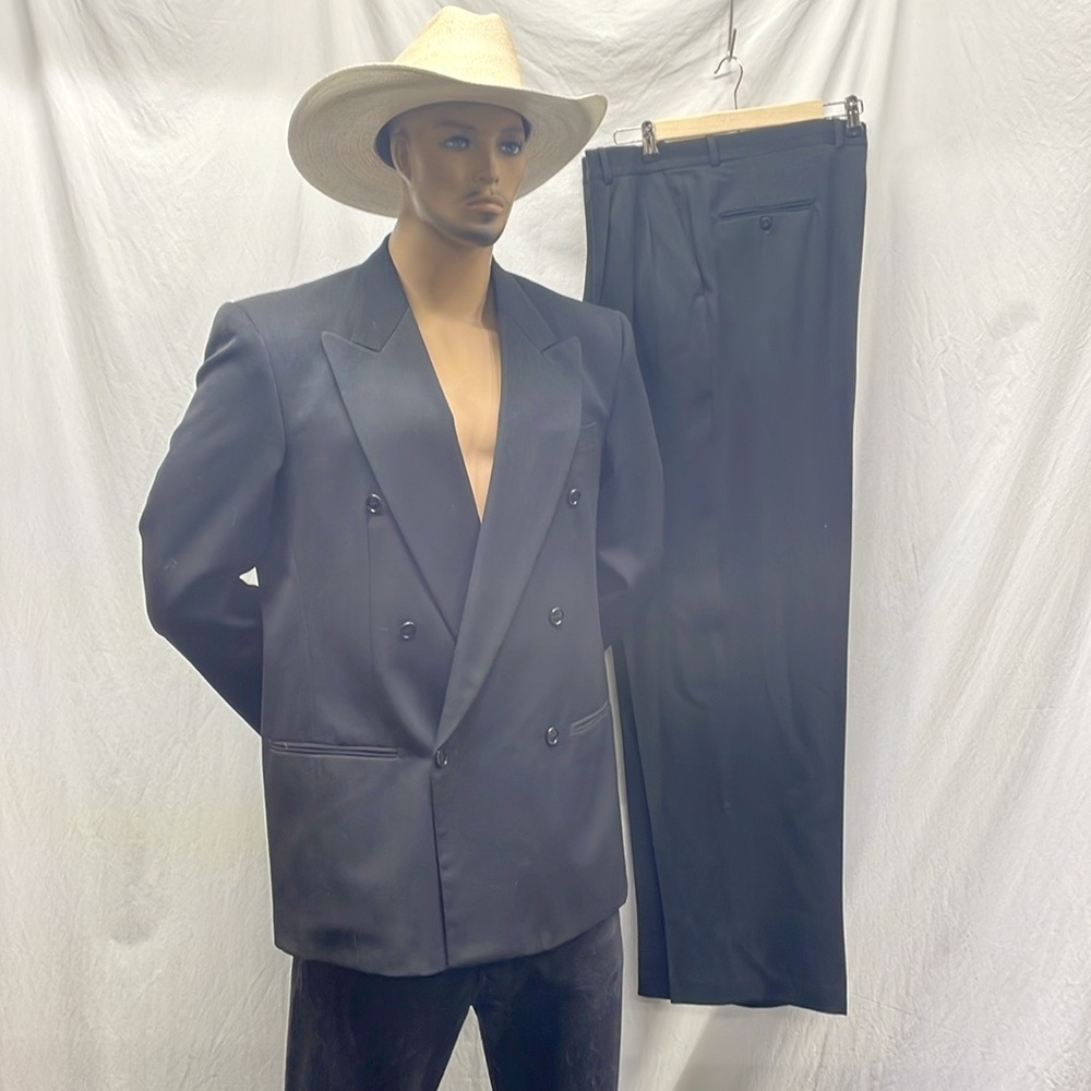 Monsieur Givenchy Black Dress Trousers (38R)